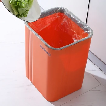 Кухонное мусорное ведро для переработки мусора на дверце шкафа в ванной, мусорное ведро с узким швом, Сенсорное ведро, Современная минималистичная корзина для мусора, простая