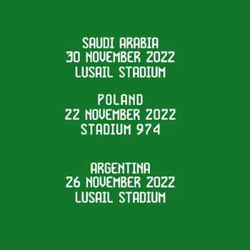 Детали матча 2022 года В МЕКСИКЕ С термопереносом на футбольном значке