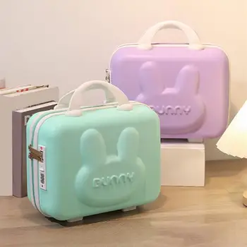 Прочный косметический чемодан, износостойкий, для хранения, красивая дорожная сумка для мытья, косметический чемодан-органайзер