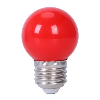 E27 3 Вт 6 SMD светодиодная энергосберегающая Глобусная лампа переменного тока 110-240 В красного цвета