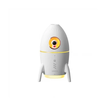 350 мл Мини-увлажнитель для очистки воздуха Astronaut, подключаемый для использования, Увлажнитель воздуха с атмосферной подсветкой для дома, белый