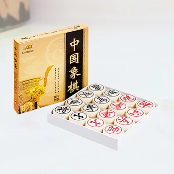 3D Игрушки Развивающие 3D Забавные Шахматы Китайские Настольные Деревянные Игры Для Раннего Обучения Путешествия Высокого класса
