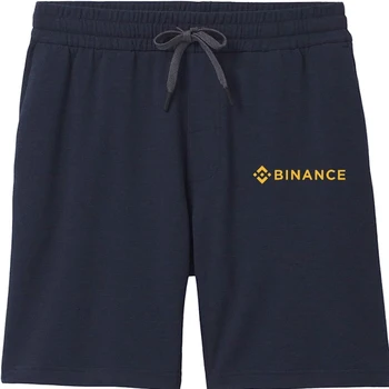 Мужские шорты Binance Crypto с коротким рукавом, мужские шорты Slim Fit, шорты