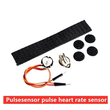 Датчик пульса и частоты сердечных сокращений Pulsesensor с официальными аксессуарами, совместимыми с Bluetooth