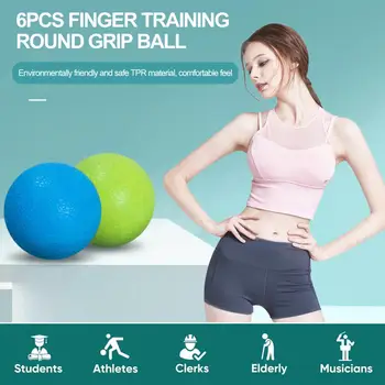 Мячи для тренировки рук из безопасного материала Tpr, мячи для тренировки силы рук, мячи для мужчин и женщин, улучшающие захват пальца