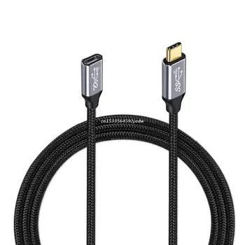 Удлинительный кабель USB C PD100W Кабель от мужчины к женщине Type C 3.1 Gen2 Удлинительный шнур Прямая поставка