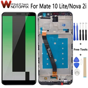 Для Huawei Mate 10 Lite ЖК-дисплей с сенсорным экраном В сборе Mate10 Lite ЖК-дисплей Nova 2i LCD RNE-L21 L22 L01 L11 L23 ЖК-экран
