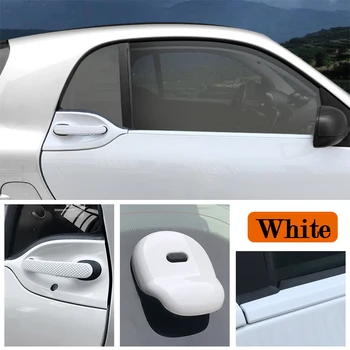 Аксессуары Для Модификации Автомобиля Внешние Пластиковые Белые Декоративные Защитные Наклейки Для Mercedes Smart 453 Fortwo Forfour
