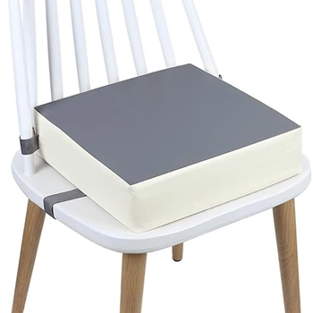 Подушка для увеличения стула для малышей Съемная Регулируемая Моющаяся 2 ремня с пряжкой Обеденный Усилитель для сиденья