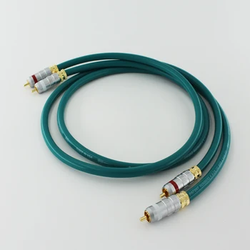 1 пара медных соединительных кабелей Cradas cross OCC RCA, сигнальные линии, аудио соединительный провод