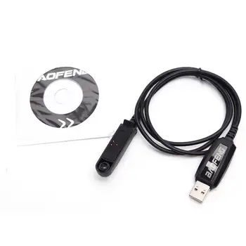 Для Baofeng UV 9R Plus USB Кабель Для Программирования С CD-драйвером Для Портативной Рации Baofeng UV-XR A-58 UV-9R BF-9700 BF-A58