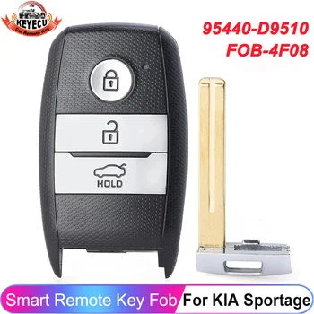 KEYECU 95440-D9510 Автомобильный Пульт Дистанционного Управления Без Ключа 433 МГц ID47 Чип 3 Кнопки Для KIA Sportage 2019 2020 Smart Auto Key Fob