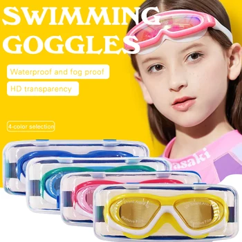 Очки для плавания для женщин, очки для детей 6-14 лет, очки для плавания