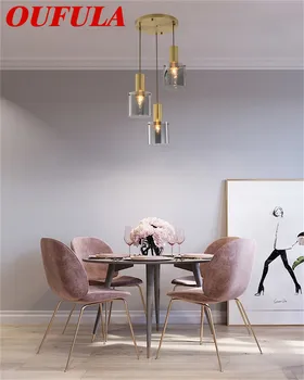 Современные подвесные светильники ULANI, латунный светильник, креативное украшение для современного дома, подходящее для столовой ресторана