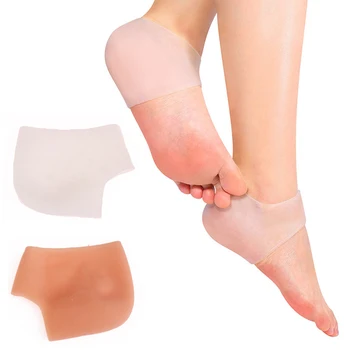 Силиконовые носки для ухода за ногами, чехол для пятки, увлажняющий гель, тонкие носки для пятки с отверстиями, протекторы для ухода за кожей ног, средство для ухода за ногами