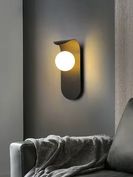 Настенный светильник, прикроватная лампа, украшение гостиной, фоновый настенный светильник, минималистичный кабинет, прихожая, лестничный светильник