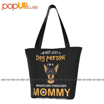 Миниатюрный пинчер Мин Пин Мама Собака Дорожные сумки для мамы Универсальная сумка для покупок, сумка для хранения