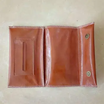 Мешочек для Табака Кожаный Бумажник Практичный мешочек для табака Водонепроницаемая сумка из искусственной кожи Ручной работы Портативный