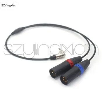 2 * XLR 3-контактный штекер 3,5 мм TRS Audio Plug для аудиокабеля Atomos к несимметричному аудиовыходу Zaxcom IFB.