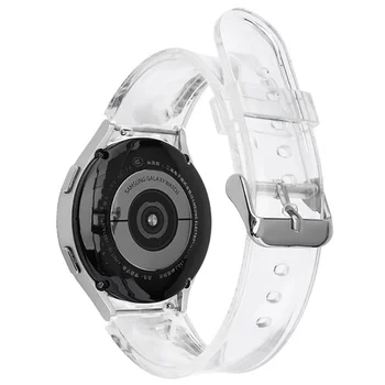 Ремешок Для Samsung Galaxy Watch 4 44мм 40мм 6 4 классический 46мм 42мм Без Зазоров Силиконовый Браслет correa Galaxy Watch 5 pro 45мм Ремешок