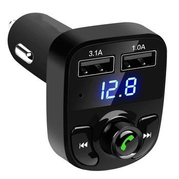 Автомобильный Bluetooth FM-передатчик X8, MP3-плеер, многофункциональное автомобильное зарядное устройство, автомобильные аксессуары