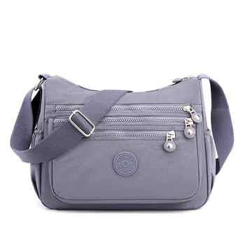 Нейлоновая сумка через плечо, простая сумка-мессенджер, практичная женская сумка большой емкости, простая дорожная сумка для покупок, женский кошелек