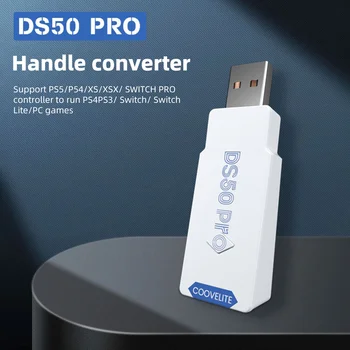 Адаптер Контроллера Беспроводной USB-Адаптер, Совместимый С PS5 PS4 PS3 Switch Lite Controller DS50 Pro Gamepad Console Converter