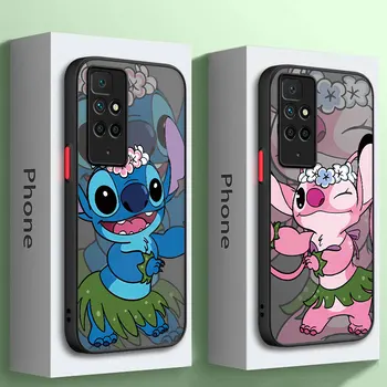 Чехол для телефона Xiaomi Redmi 9A 9T A2 10C 9C 10 A1 12C K40 Pro 9 Cute Disney Stitch Cover Hard PC Luxury