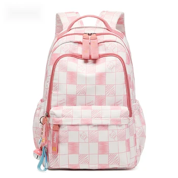 Новый женский водонепроницаемый рюкзак большой емкости для учащихся младших и средних классов в университетском стиле