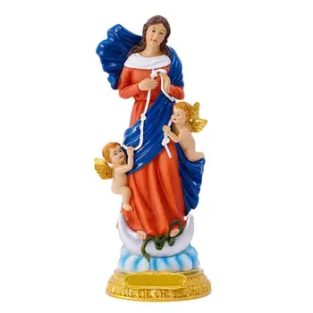 Статуэтка Святого Причастия, Статуэтка Мирной Девы Марии с ангелами, украшение для тематической вечеринки, подставка для телевизора, Прикроватный обеденный стол