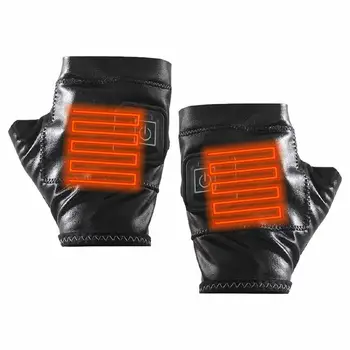 Зимние перчатки с подогревом, унисекс, интеллектуальные перчатки для обогрева рук, Ветрозащитные походные перчатки с подогревом, с 3 уровнями нагрева, батарея 2000 мАч