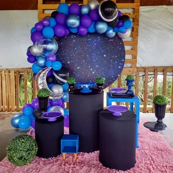66 шт. / компл. Moon Atar Алюминиевый пленочный шар для душа ребенка, набор свадебных украшений, Игрушки для мальчиков и девочек на день рождения, фотография