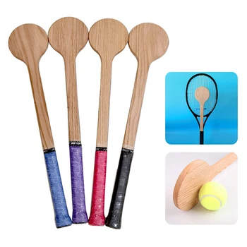 Теннисная ракетка Sweet Spot, деревянная теннисная ложка, Тренировочная ракетка для размаха, Тренировочная ракетка для тренировки точности, ракетка для отбивания ударов, снаряжение