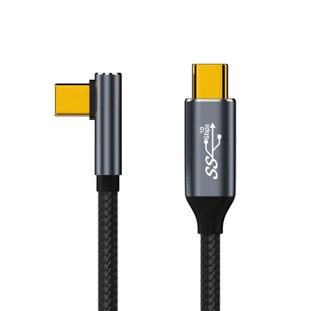 Передача данных со скоростью 10 Гбит/с по кабелю USB C-C 3.1 Gen2, 90-градусному зарядному шнуру Type-C W3JD