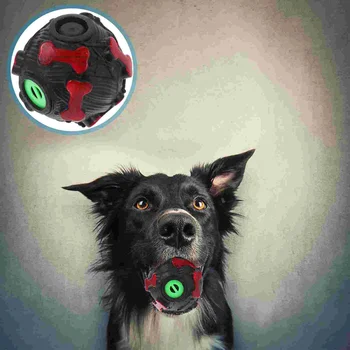 Интерактивная игрушка для собак Игрушка для игры в мяч для собак Игрушка для раздачи лакомств для собак Пищащая игрушка для собак